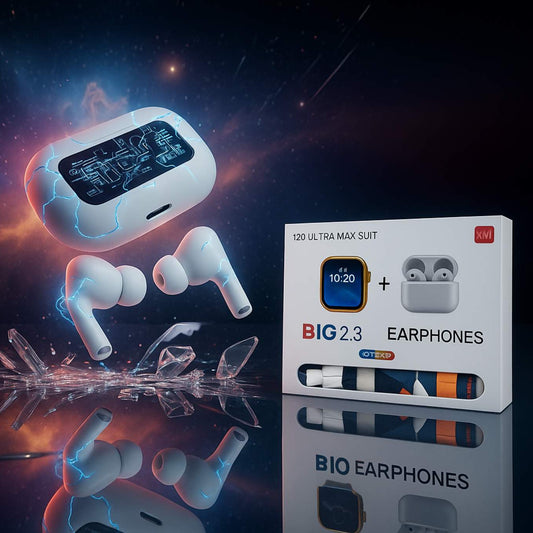 2-in-1 Earbuds Bundle Deal - With & Without Display