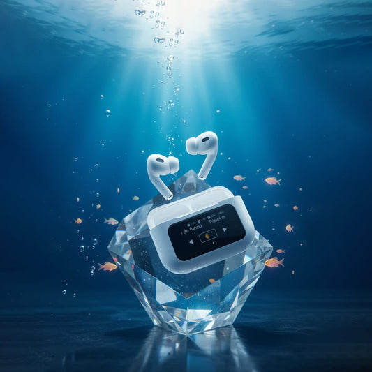 Premium Wireless Earbuds  with Display- Crystal Clear Sound