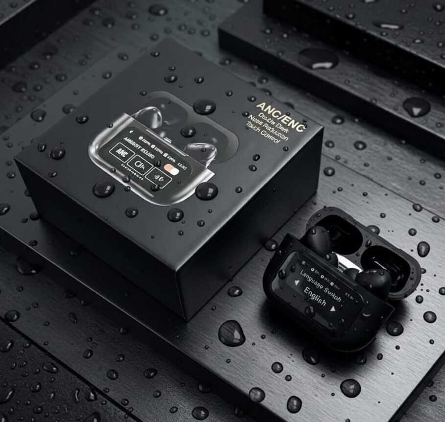 Black AirPods - Wireless Bluetooth Earbuds